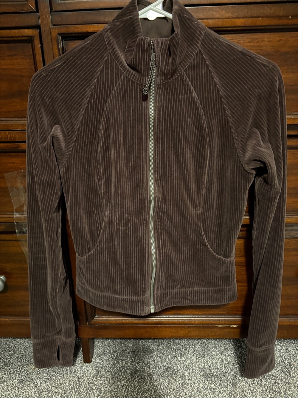 Lululemon Full Zip Ribbed Scuba Jacket